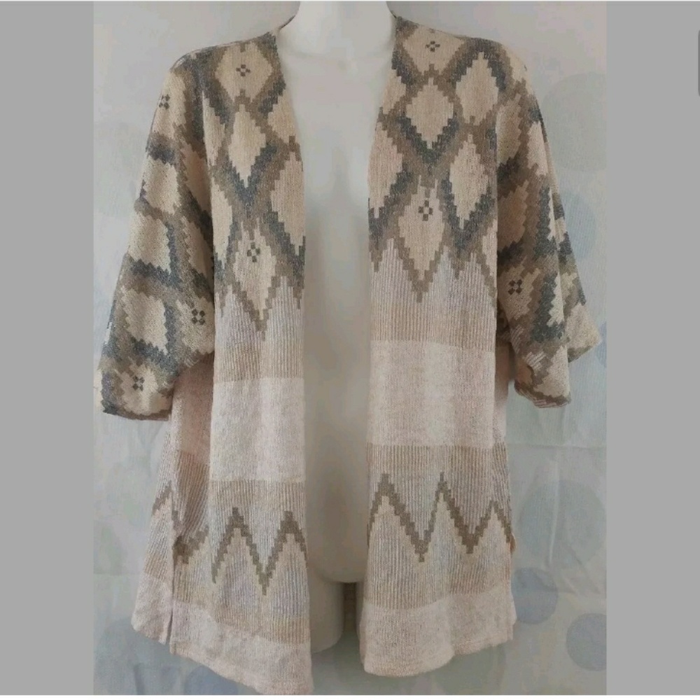 Maurice's Small/Medium Chevron Thin Cardigan NEW